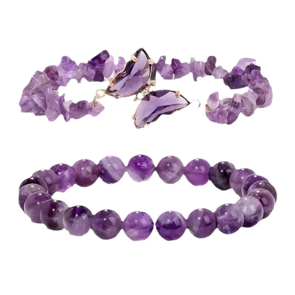 Amethyst Serenity Stretch Bracelet